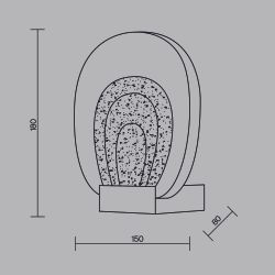 Светильник настенный светодиодный Maytoni   MOD367WL-L3BSK