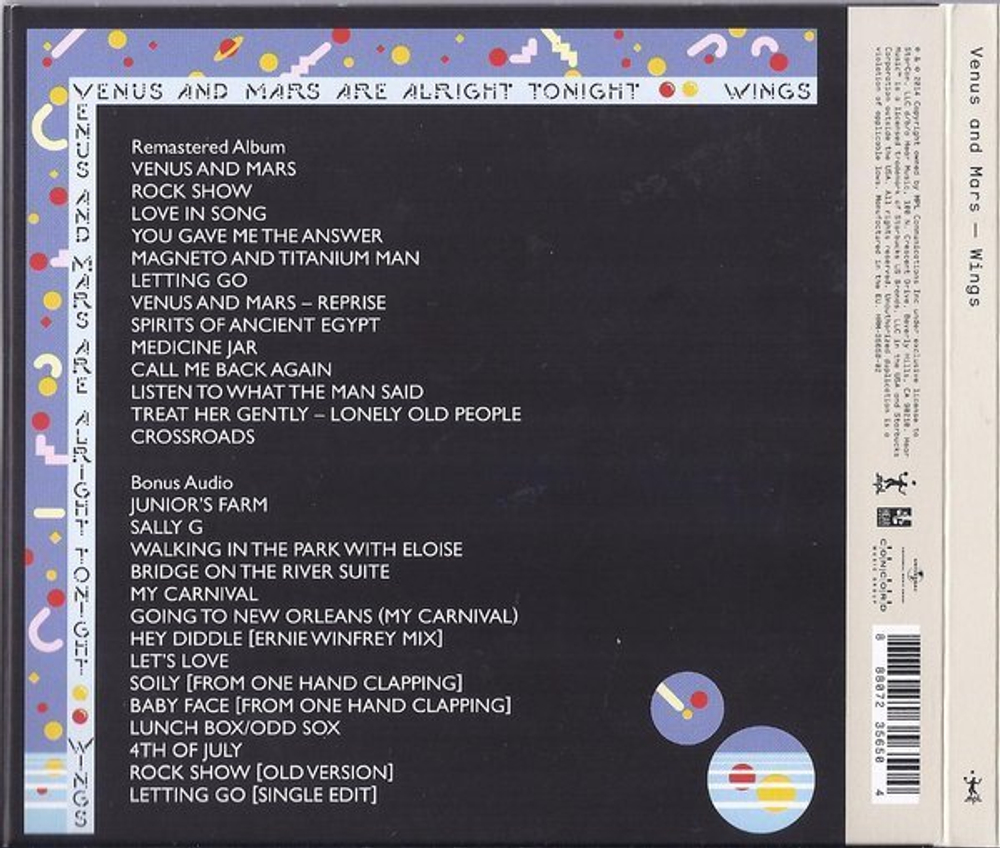 Wings / Venus And Mars (2CD)