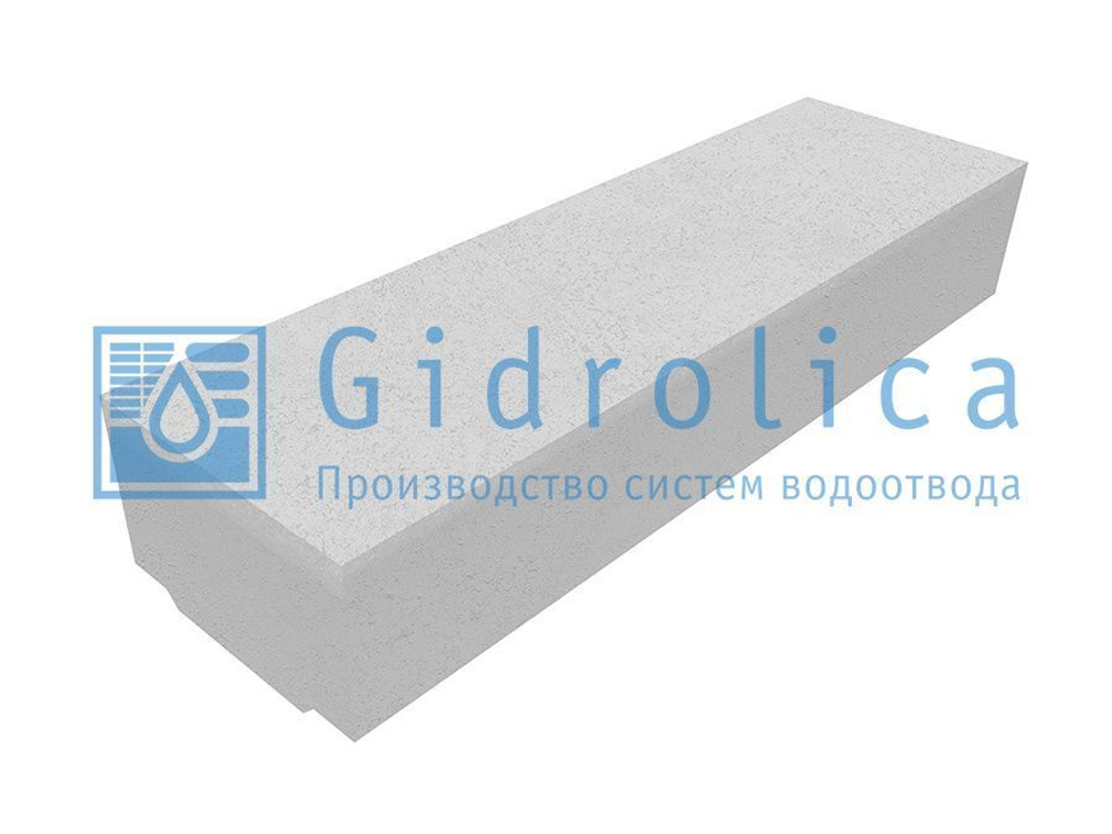Крышка бетонная КЛБ для бетонных лотков, Gidrolica, Россия