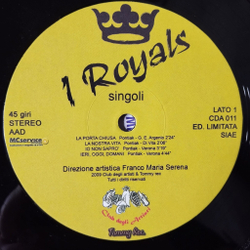 Винтажная виниловая пластинка LP Royals Singoli (Italy 2009)