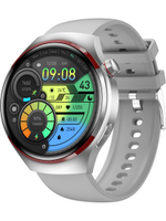 Смарт часы PARASMART Space 4Pro (силиконовый ремешок, серебристый)