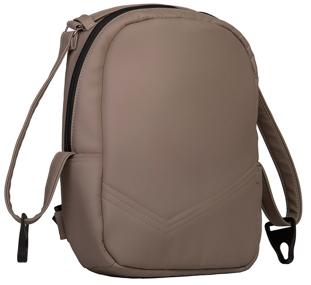 Детская коляска Indigo Mio S 3 в 1 03 т.бежевая кожа+св.бежевый