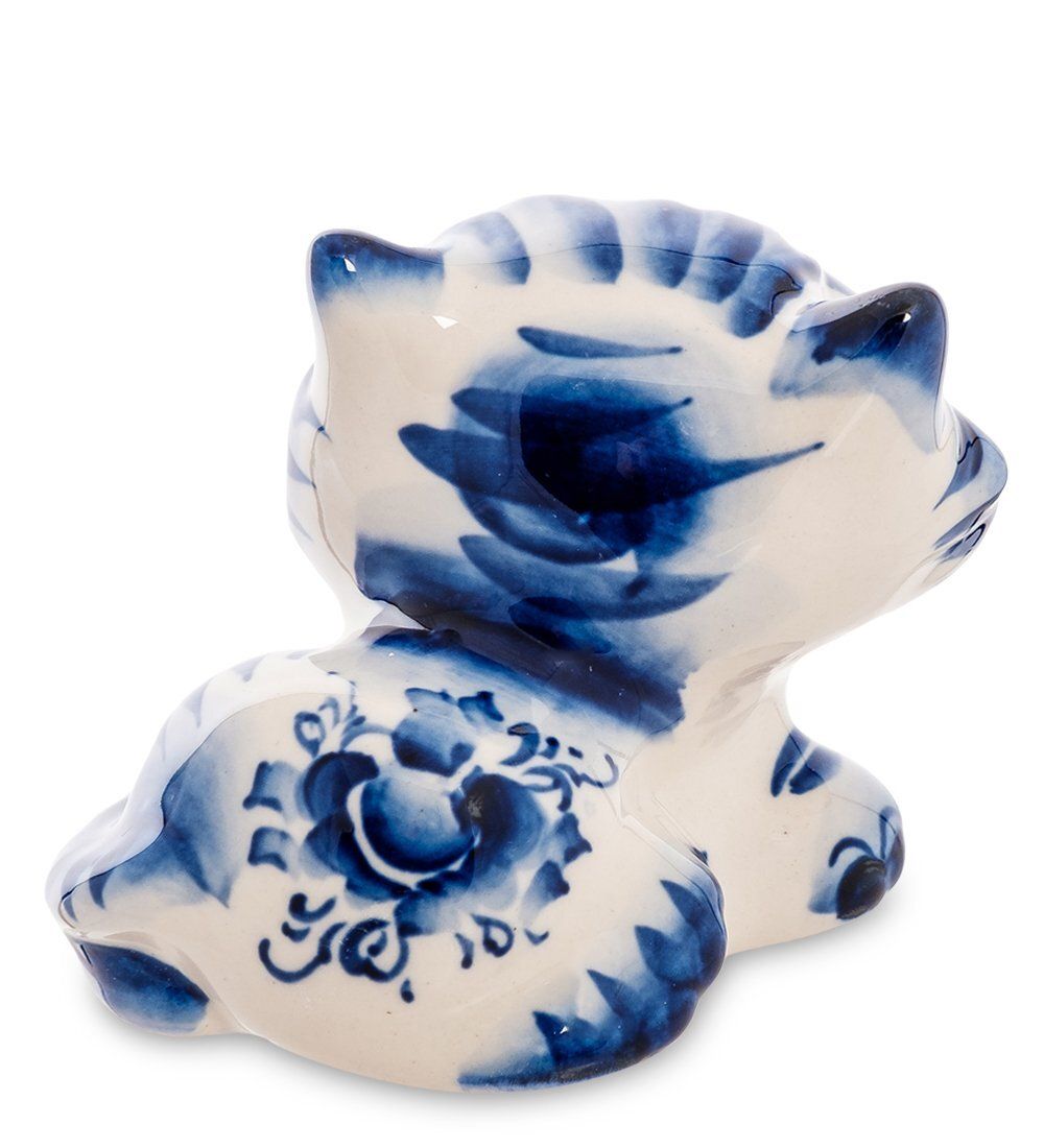 ГЛ- 564 Фигурка «Кот Вася» (Гжельский фарфор)