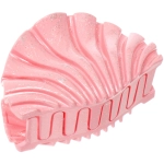 Заколка - краб для волос «AKS - MANTANA», микс 6 цветов, ракушка, 8*5см