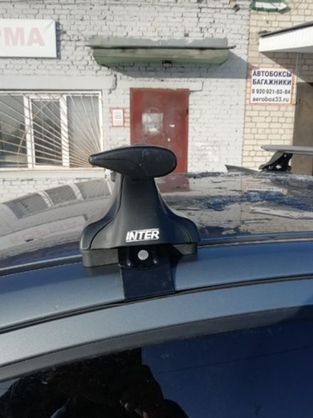 Багажник Интер Спектр на Lada Vesta/Vesta cross седан 2015-2022 крыловидные дуги 120 см.