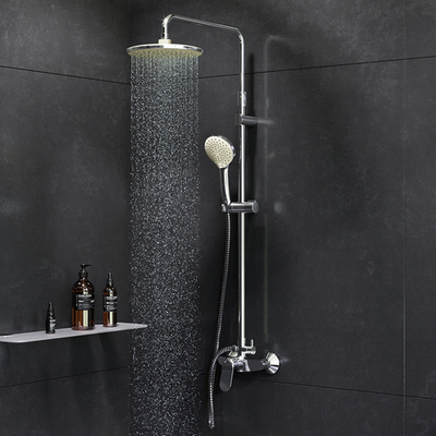 F0785C800 Sunny,душ.система,набор:см-ль д/душа с переключателем,верхний душ d220 мм, ручной душ 110