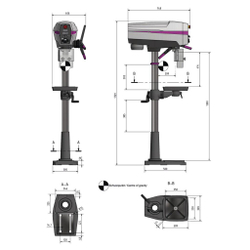 Вертикально-сверлильный станок Optimum OPTIdrill DP 26-F