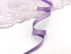 Бретелечная резинка с фестонами, Lauma, 10мм, лаванда, (Арт: BR642/10-1566), м