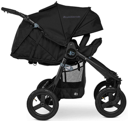 Детская коляска для двойни Bumbleride Indie Twin 2 в 1 Black