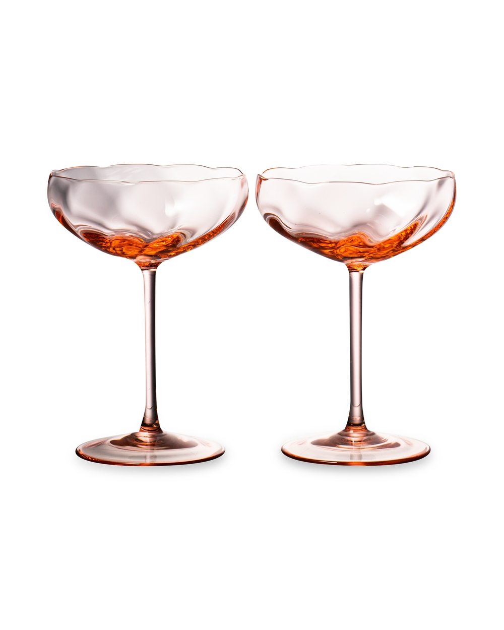 Набор креманок для шампанского 2шт 220мл Anna Von Lipa Лиму розовый