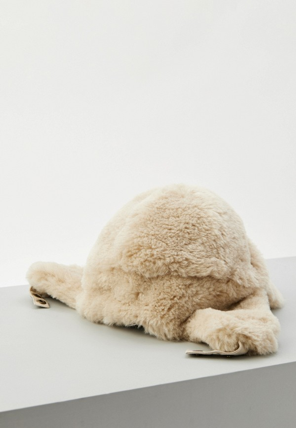 Шапка-кепка жен. Aeronautica 1190 бежевый мех