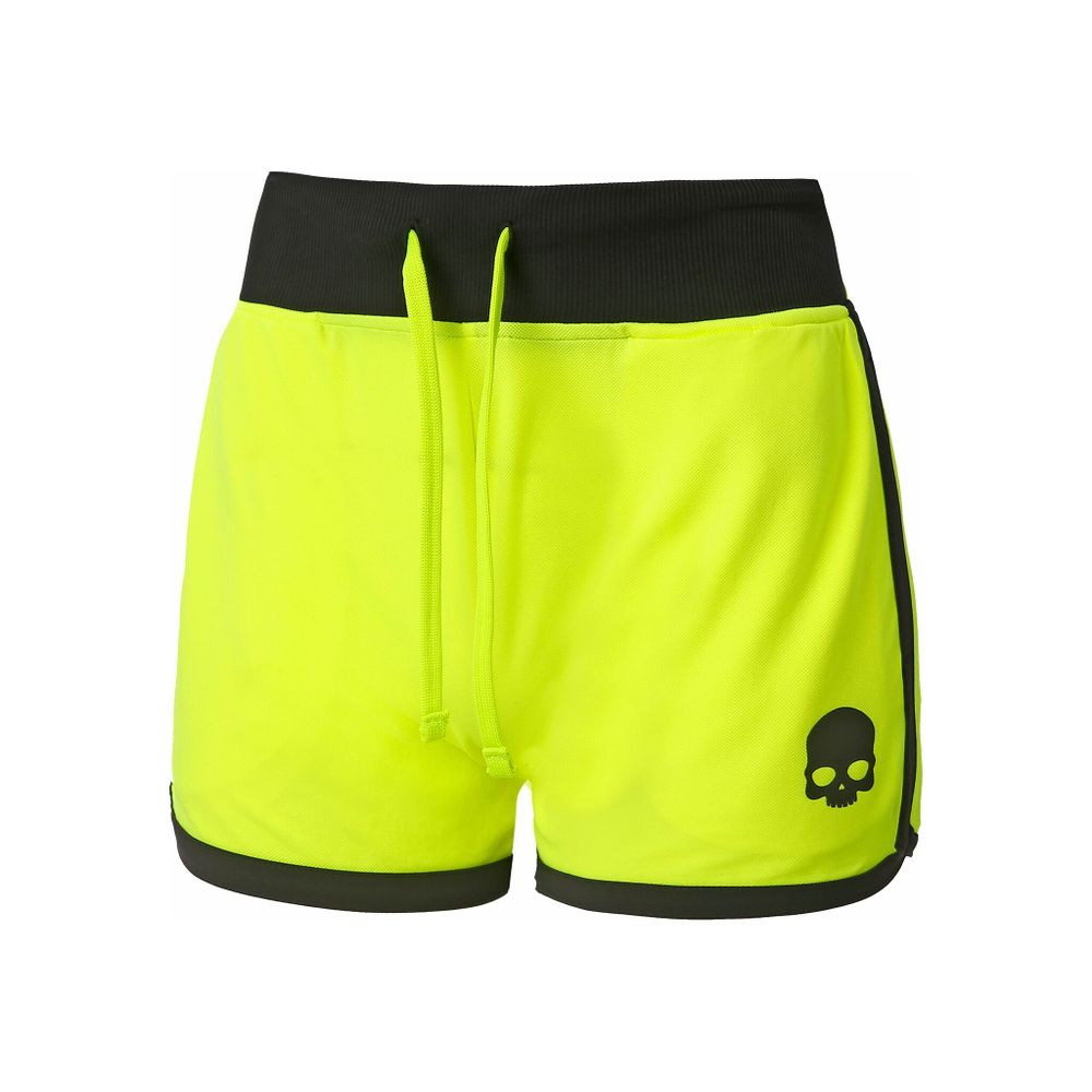 Женские теннисные шорты Hydrogen Shorts Women - Neon Yellow, Black