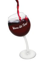 Набор бокалов tipsy wine glass pair, 355 мл
