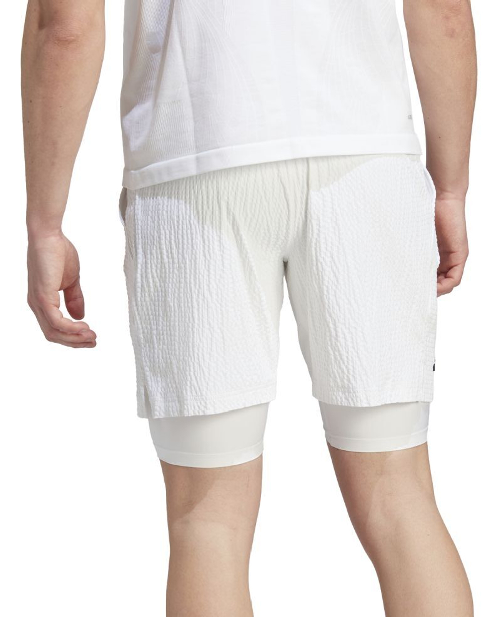 Мужские теннисные шорты Adidas 2in1 Short Pro - white