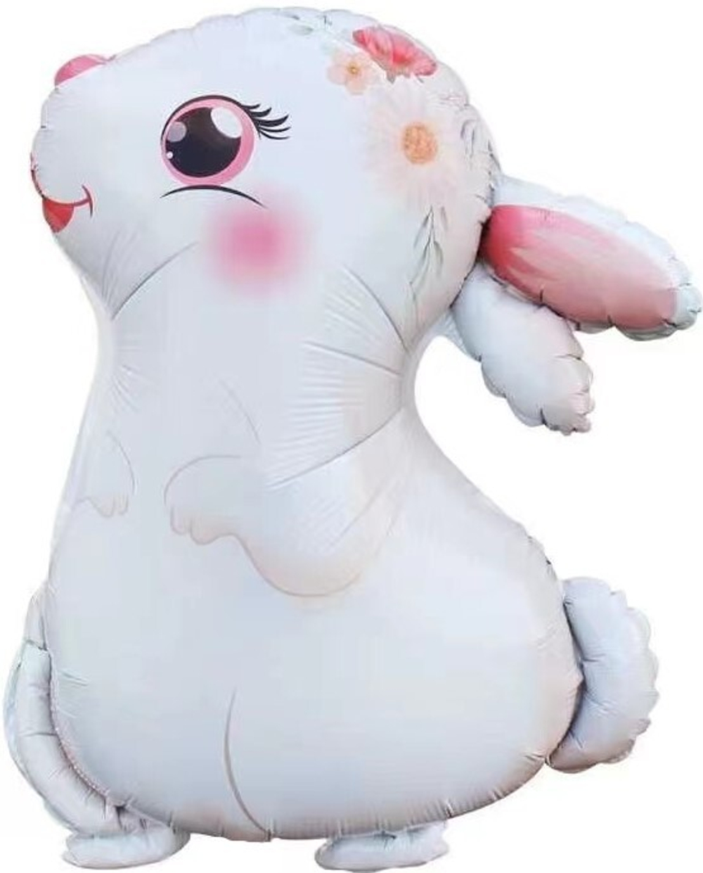 К Фигура Милый зайка Белый (30''/76 см)