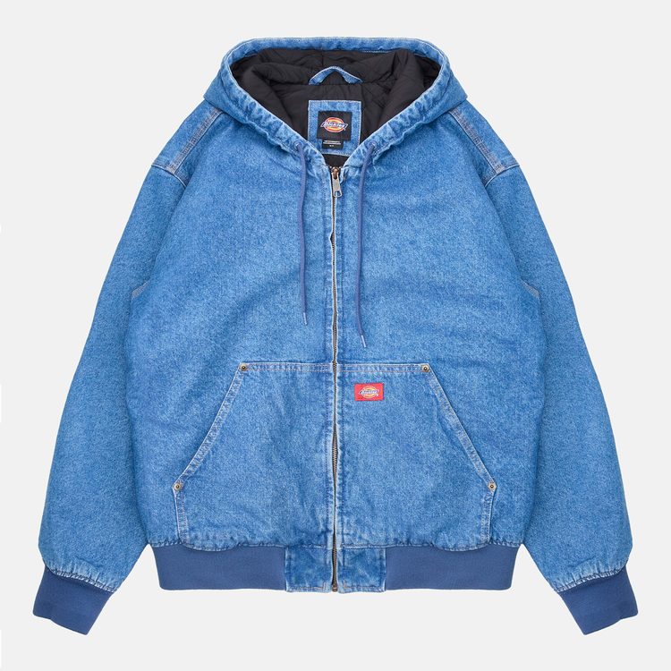Куртка мужская Dickies Hooded Denim Jacket артикул:DK0A89FBCLB1 - купить в магазине Дайс
