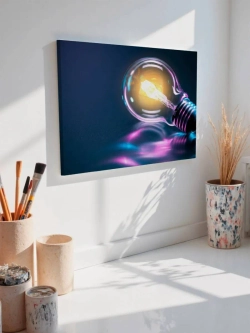 Картина на стену 40 X 50 Лампочка