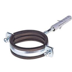 Металлический хомут с дюбелем