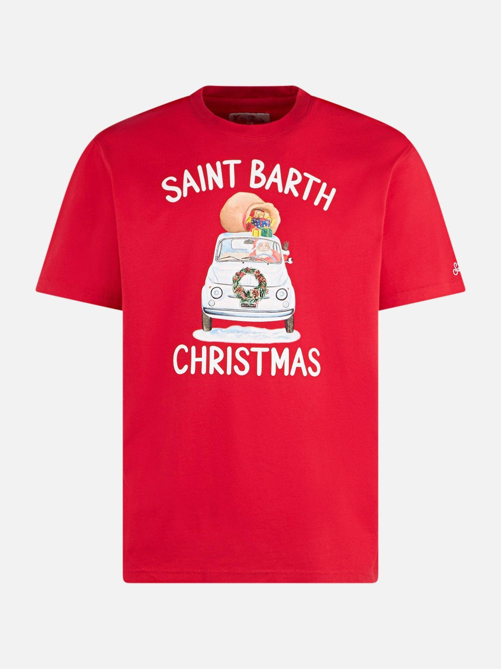 Футболка Saint Barth BABBO CAR красный машина