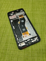 Infinix Smart 8 (X6525) - Дисплейный модуль в сборе (в рамке) + динамик (слуховой + звонков) (ORIG-SP)