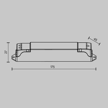 Контроллер CV01-PWM-TRIAC-DIM 731001 белый TRIAC Maytoni