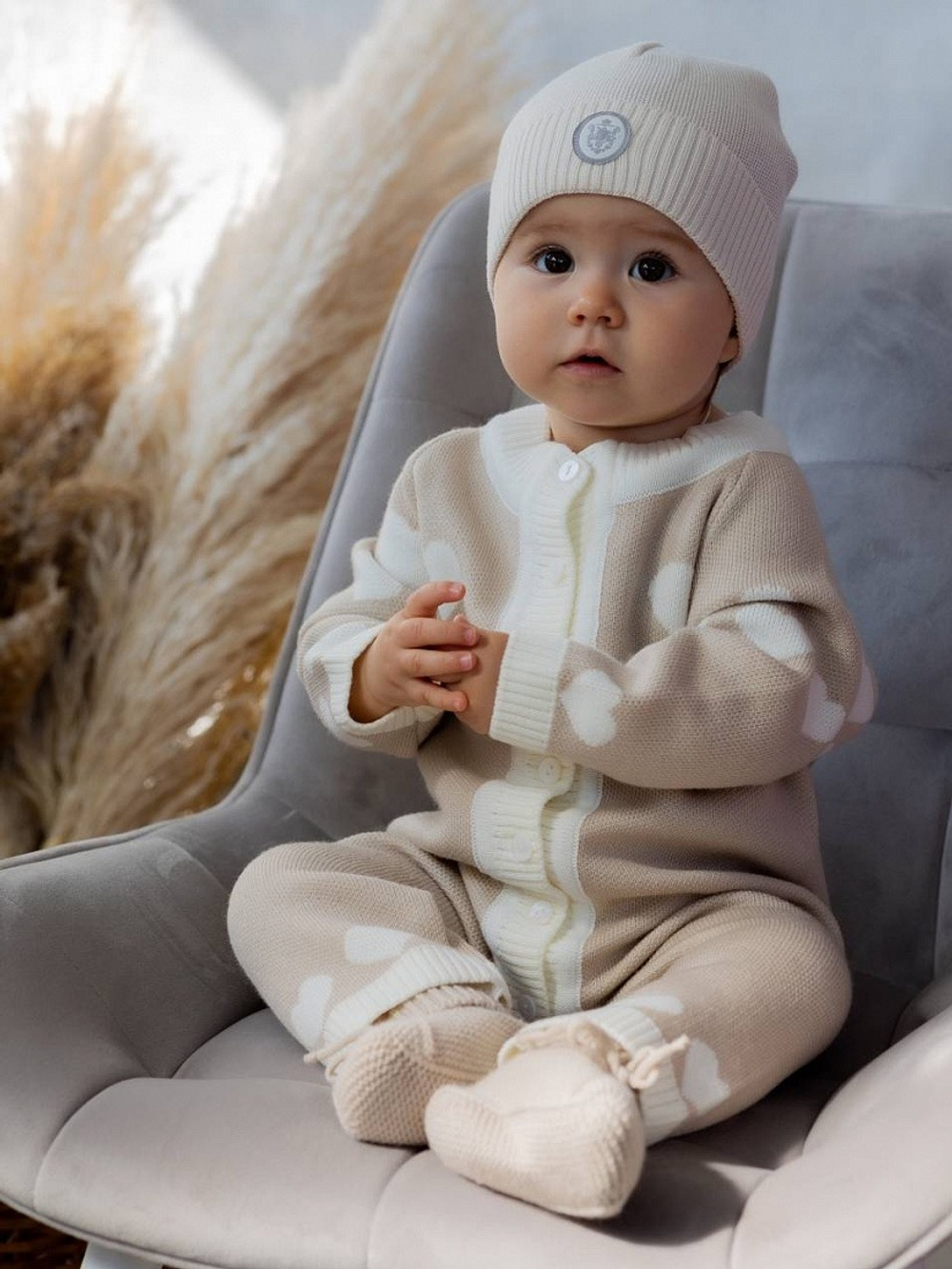 Комбинезон "Любимое печенье", Бежевый