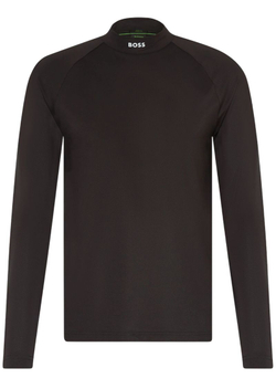 Мужская теннисная футболка с длинным рукавом BOSS Tock Active Long-Sleeved - black