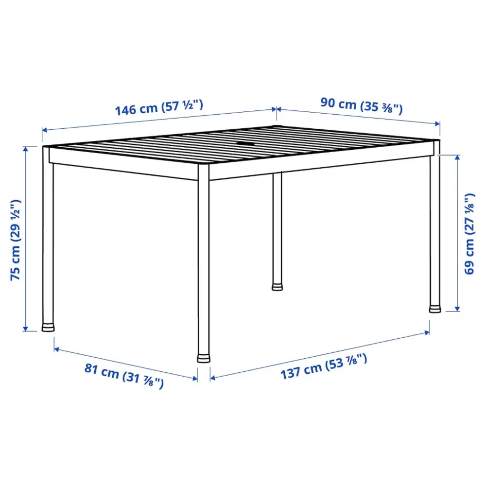 Стол и 4 стула - SEGERÖN / DUVSKÄR/ SEGERОN / DUVSKАR IKEA/ СЕГЕРОН/ ДУВСКАР ИКЕА,  147х91х75 см, белый