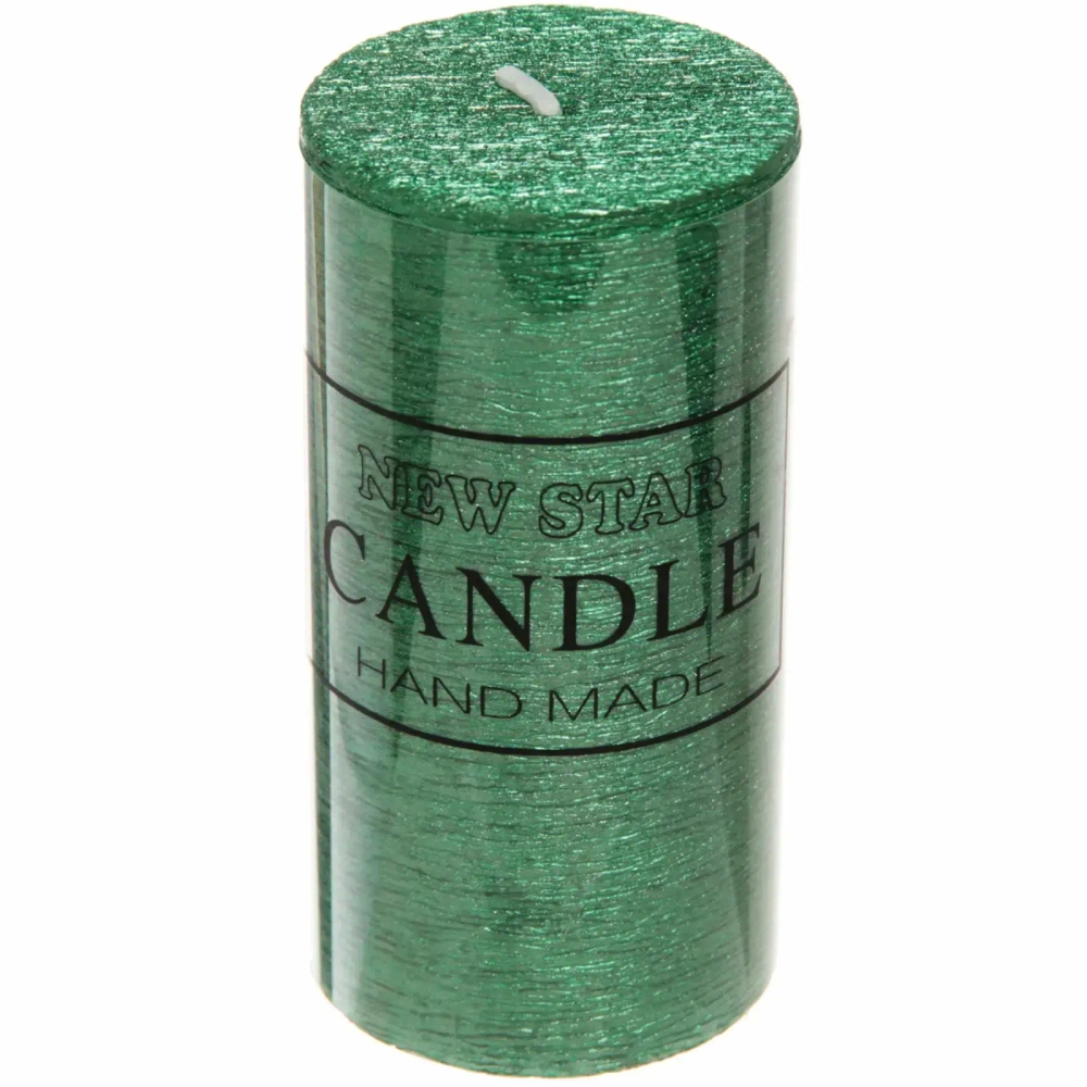 Свеча «New Star» 5*10см цвет изумрудный ZD-073