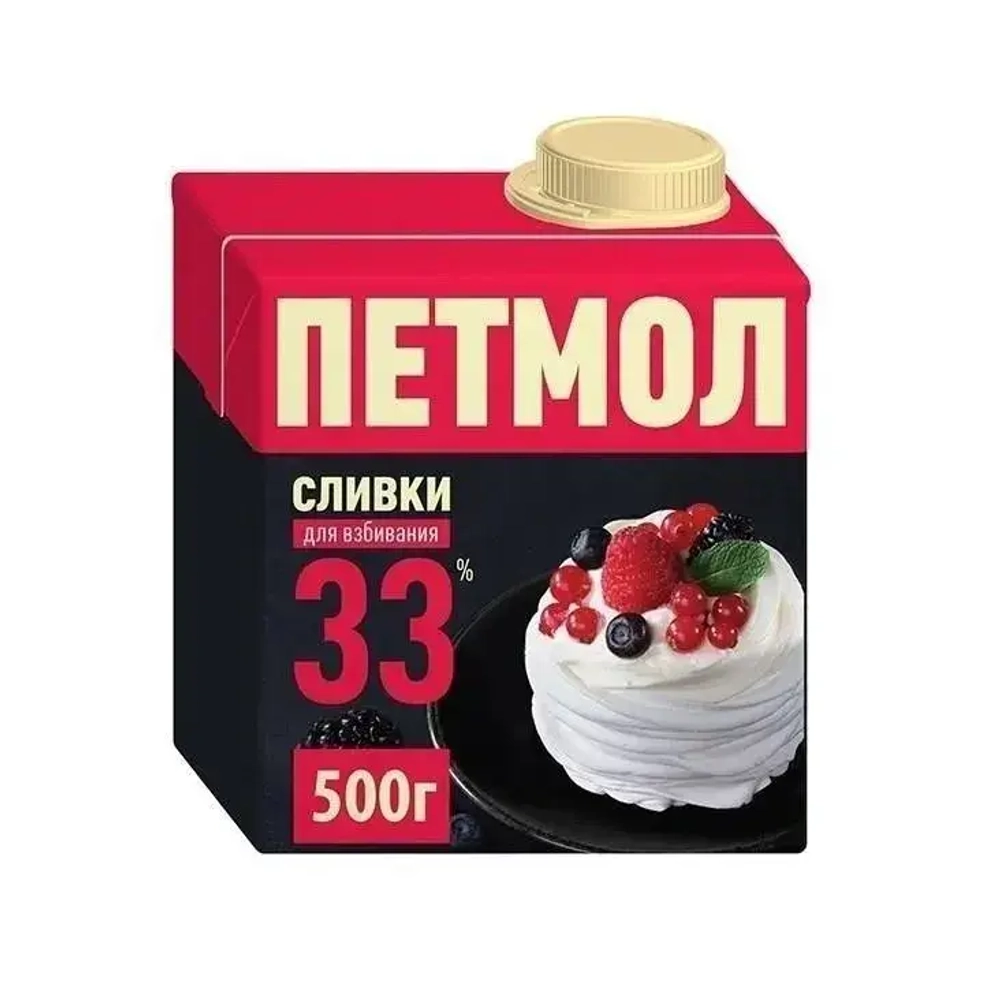 Сливки Петмол 33%, 0,5л
