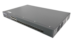 Управляемый коммутатор BDCOM S5612E-2AC, 8 SFP 1Гбит/с, 12 SFP+ 10Гбит/с, L4, 2 БП