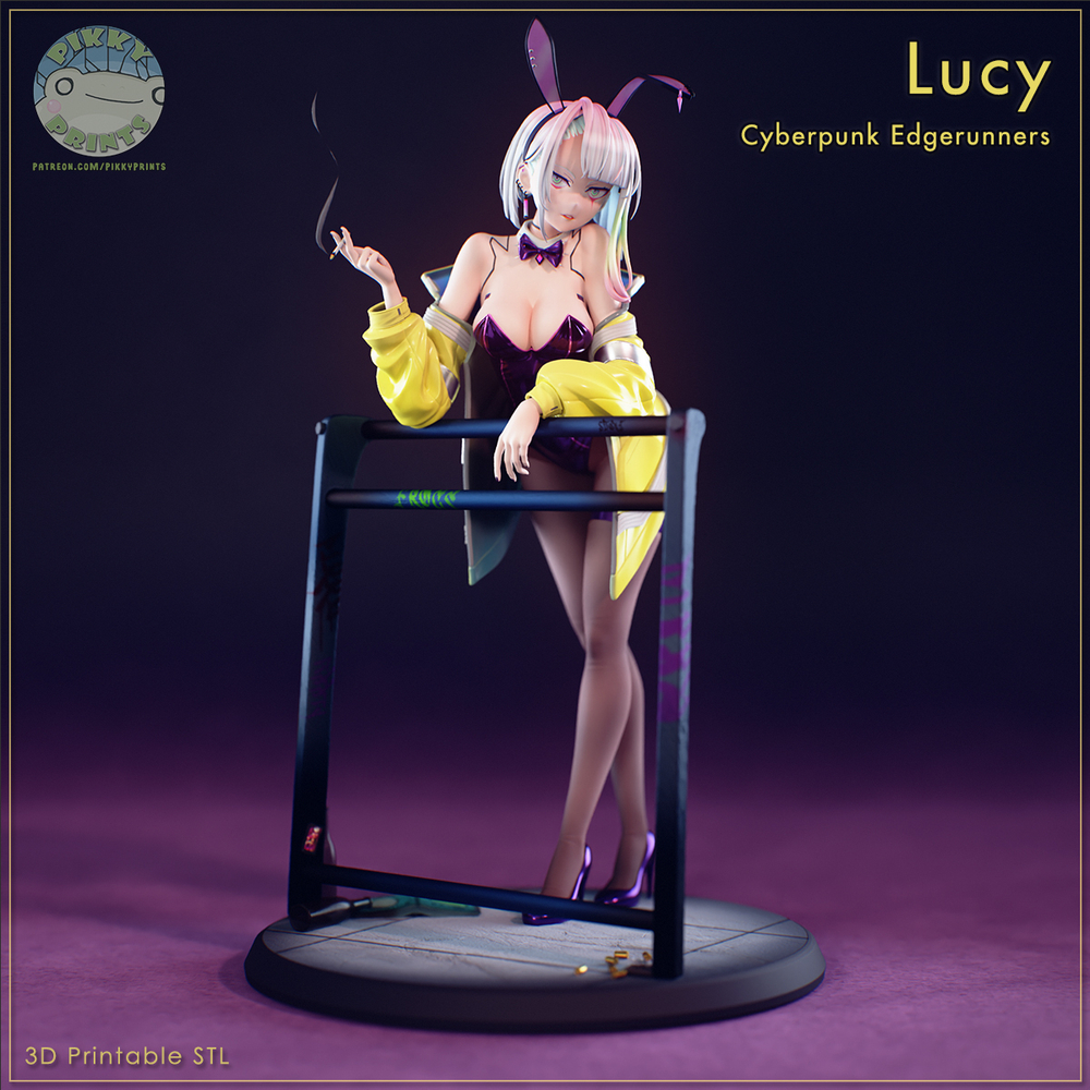 Зайка Люси Киберпанк: Бегущие по краю Фигурка Lucy Cyberpunk: Edgerunners