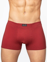 Однотонные мужские трусы-боксеры в рубчик (Размер: M) (Цвет: серый)