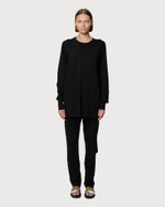 RICK OWENS DRKSHDW ЛОНГСЛИВ ЧЕРНЫЙ ЖЕНСКИЙ HOLLYWOOD LEVEL LS