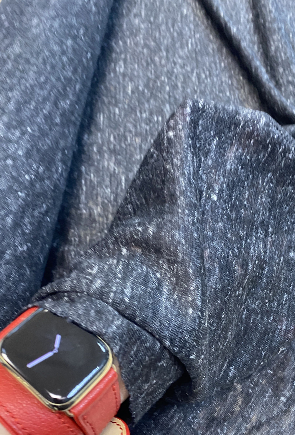 Ткань Трикотажное полотно (Италия) 50% лен 50% хлопок   ш-125см  1 м