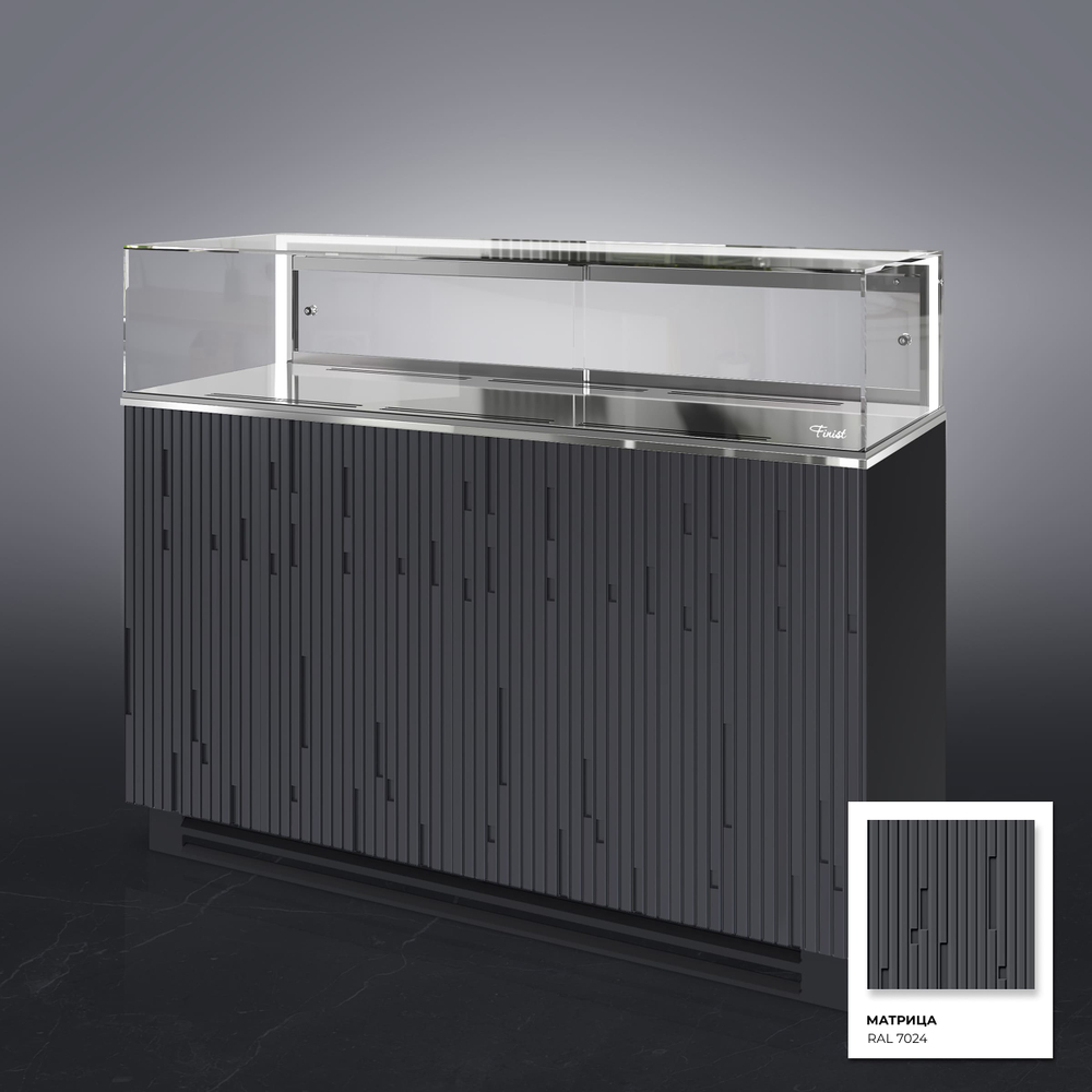 Кондитерская напольная холодильная витрина Finist GLASSIER 58 LUX