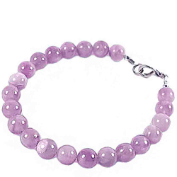 Браслет "Келли 8" аметист лавандовый