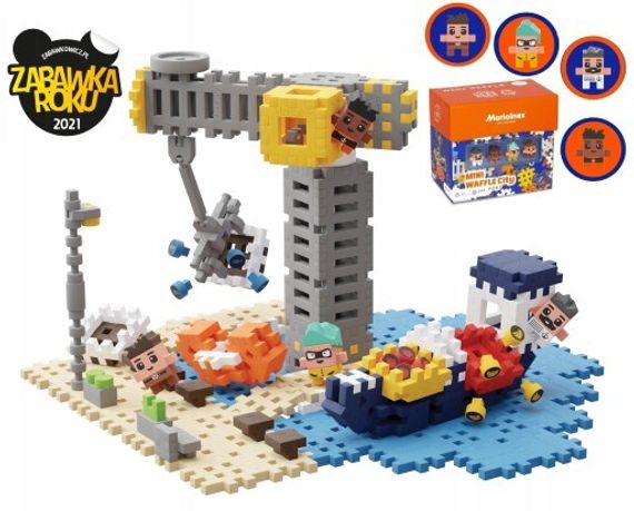 Конструктор Marioinex Mini Waffle City Порт 248 деталей