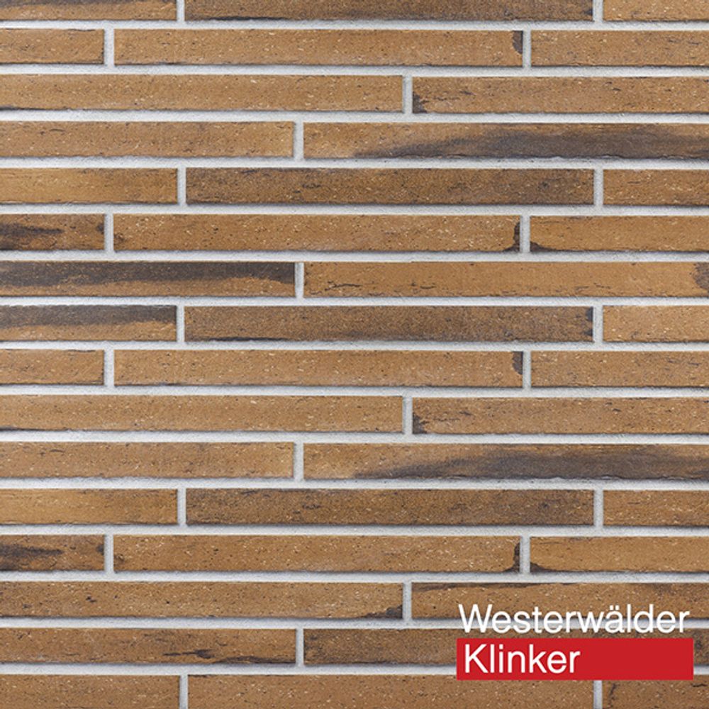 Плитка клинкерная фасадная WWK Brick loft long WK573 Ziegel, 468х40х10 мм
