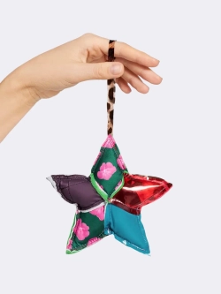 Елочная игрушка фиолетовая "Звезда" OLA OLA