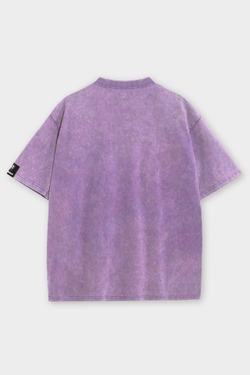 Футболка SHMOT "BLANK" GARMENT DYE Фиолетовый