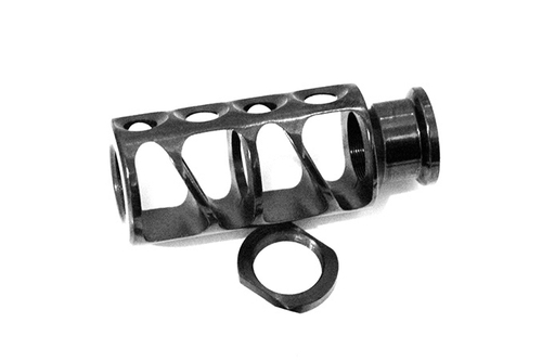 Пламегаситель Егерь 12 кал (с элементами ДТК), Сайга 12, Вепрь 205