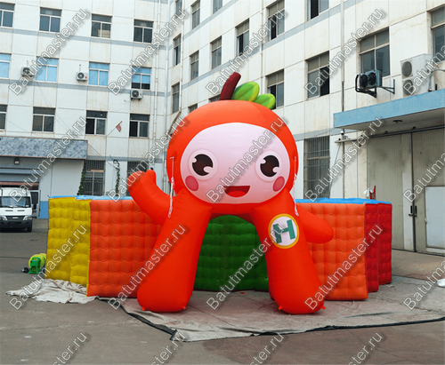 Надувной лабиринт "Ранетка", 8*8*3,6 м