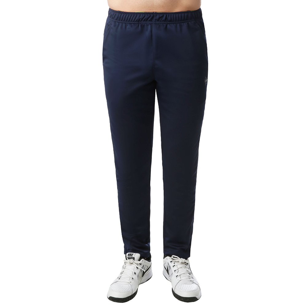 Мужские теннисные штаны Dunlop Knitted Training Pants Men - Dark Blue, White
