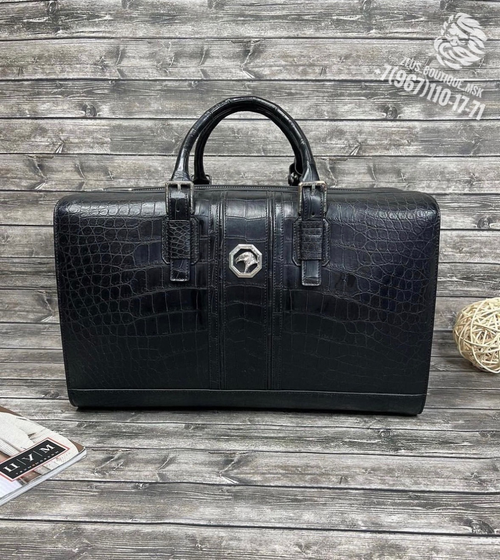 Дорожная сумка Stefano Ricci из кожи крокодила
