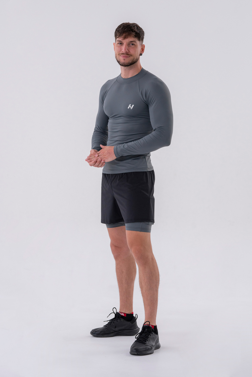 Лонгслив FUNCTIONAL T-SHIRT WITH LONG SLEEVES "ACTIVE" 328 Серый