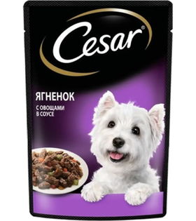 Цезарь ягненок с овощами 85гр.