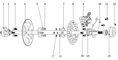 Запчасти F к квадроциклу Motax X16 E1000