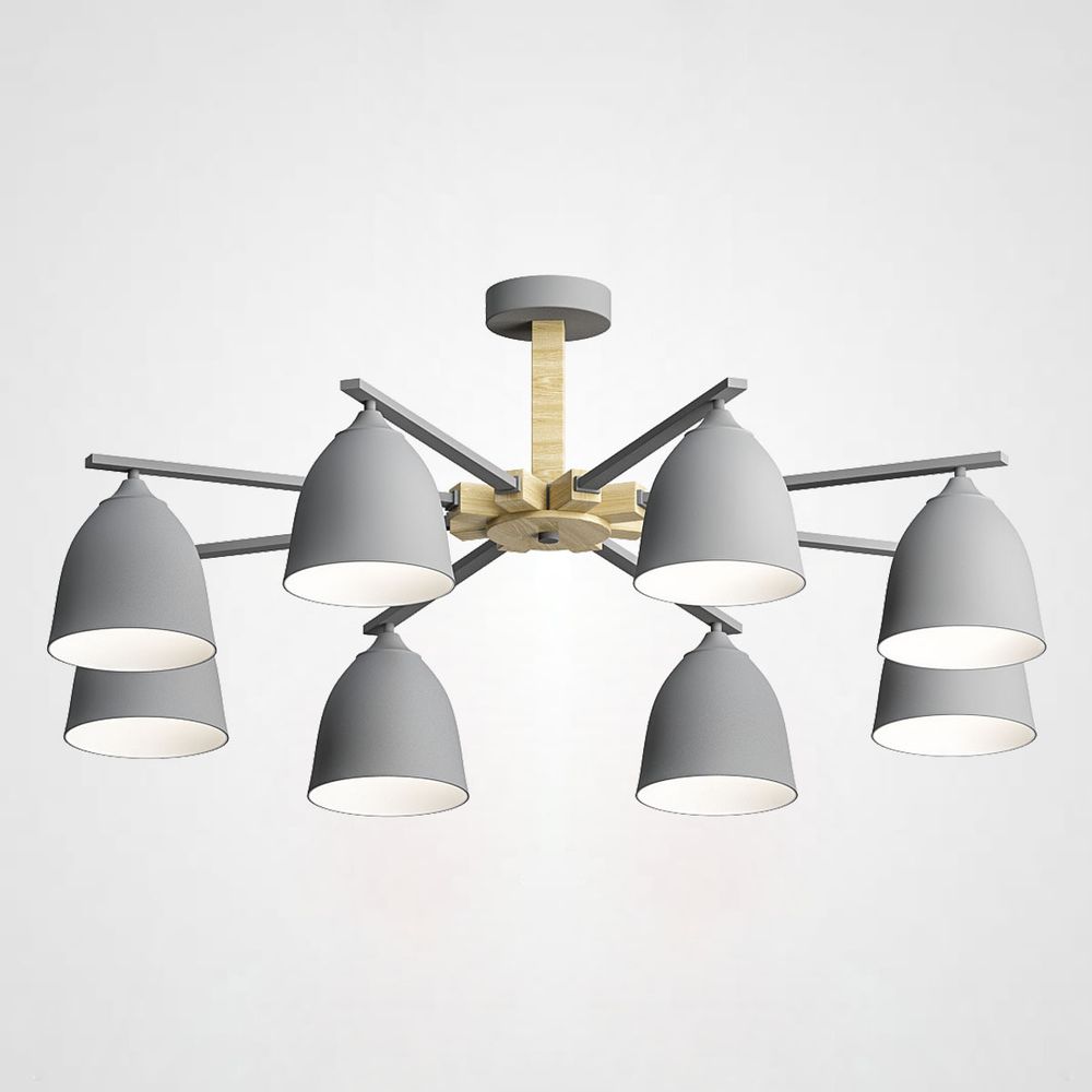 Потолочная Люстра Noa 8 Gray By Imperiumloft