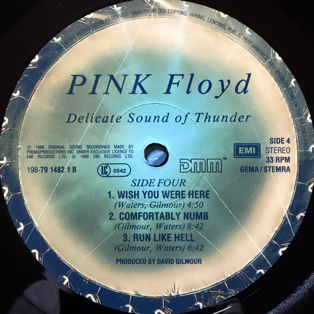 Pink Floyd - Delicate Sound Of Thunder 2LP (Европа 1988г.)